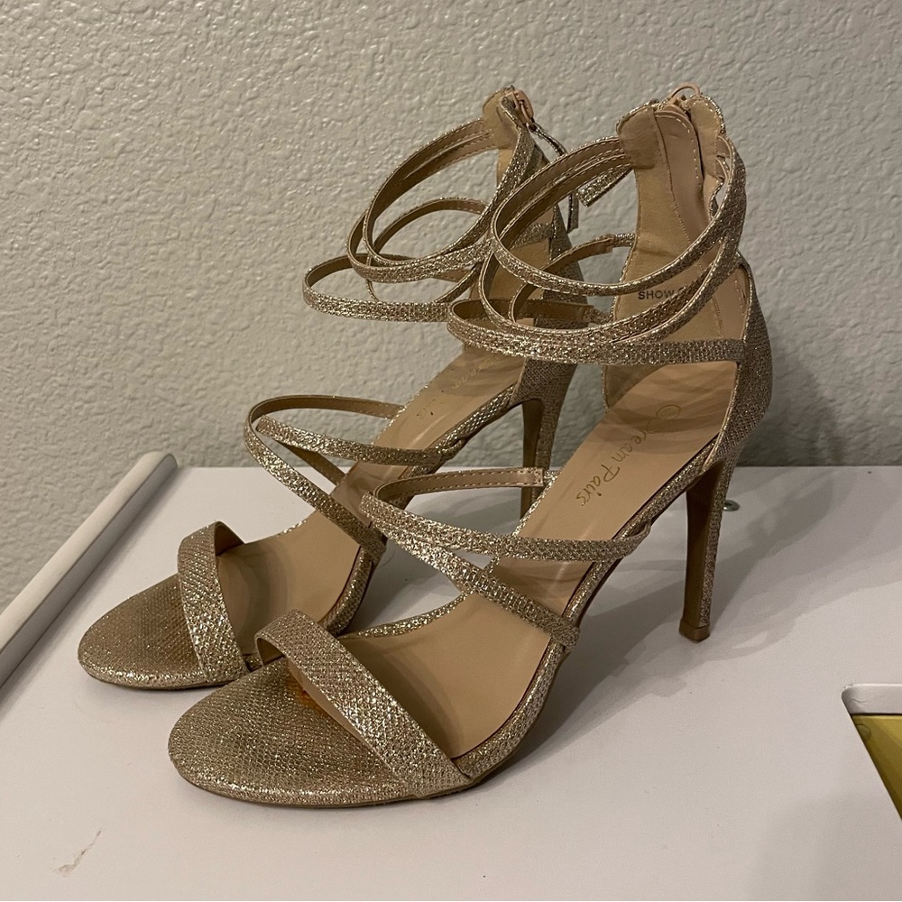 High Heel Strappy Pump Sandals